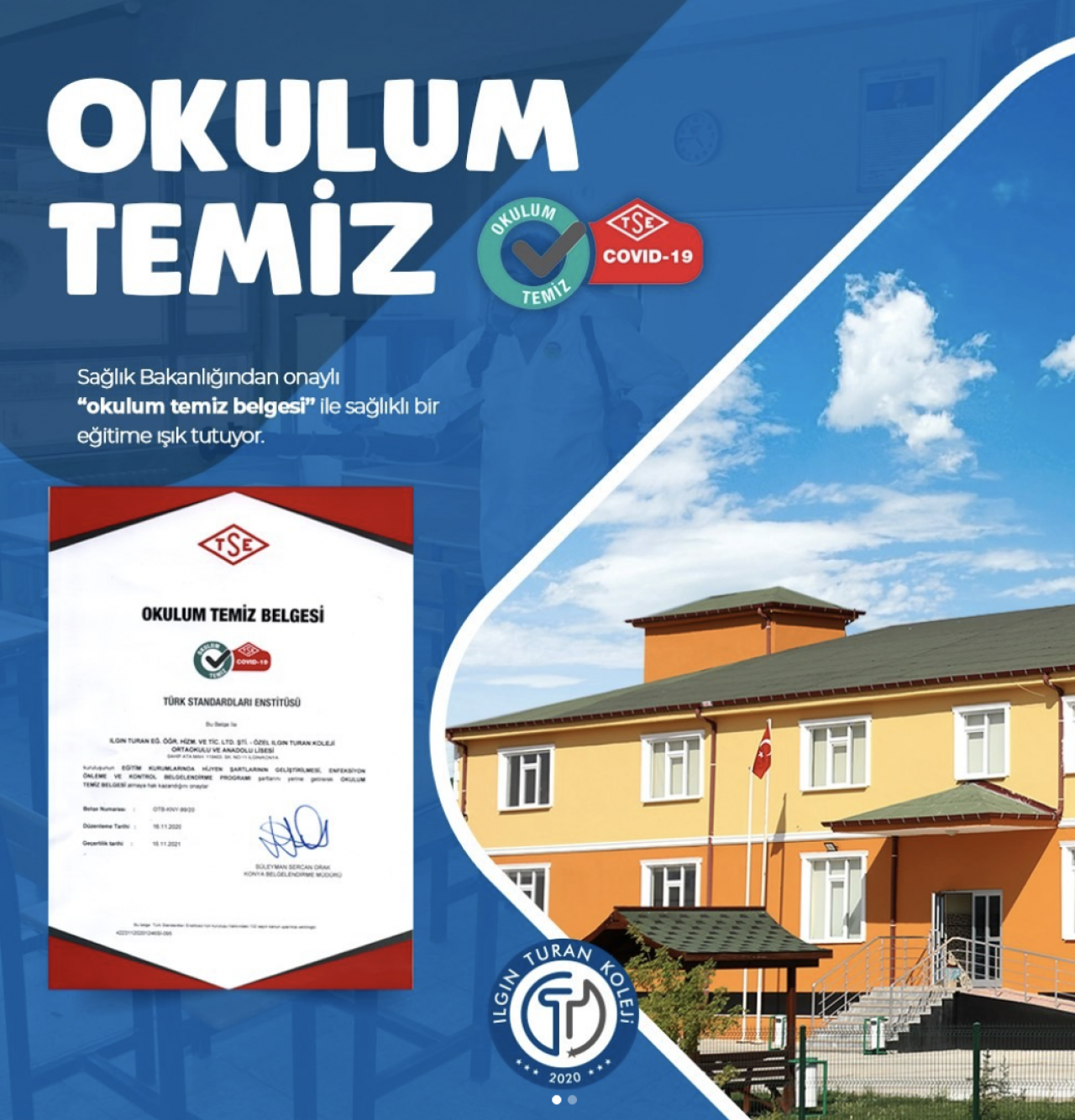 Okulum Temiz Belgesi