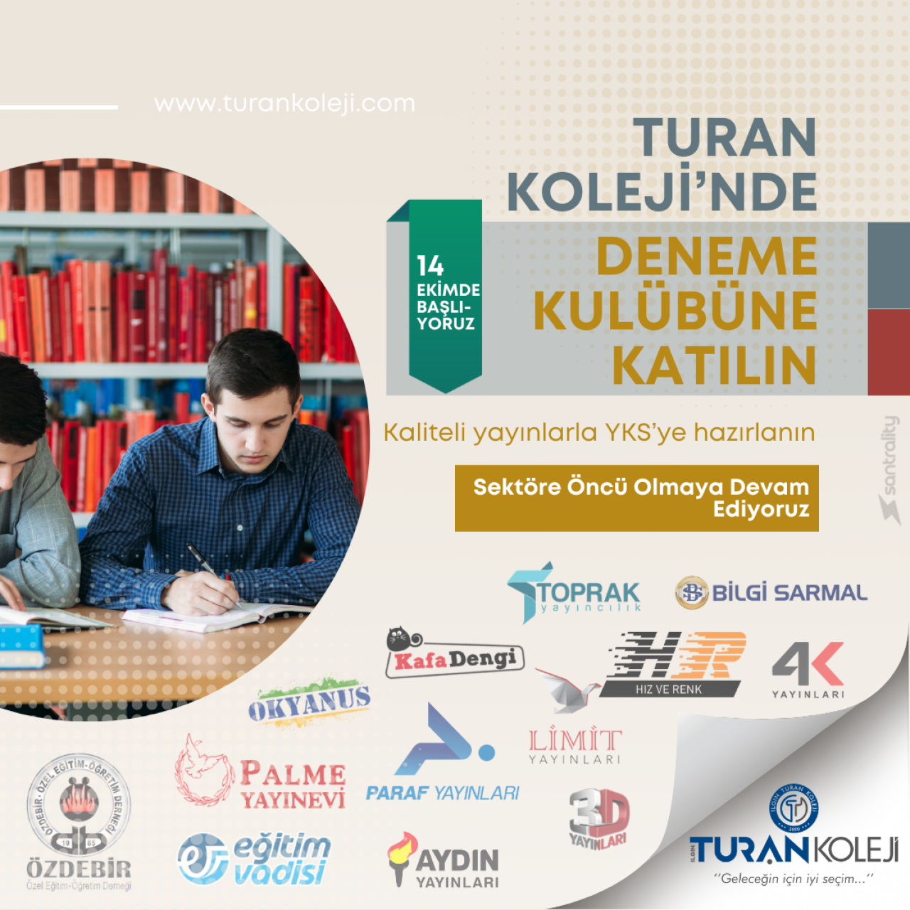 Birbirinden değerli yayınlarla deneme sınavlarını çeşitlendiriyoruz.
