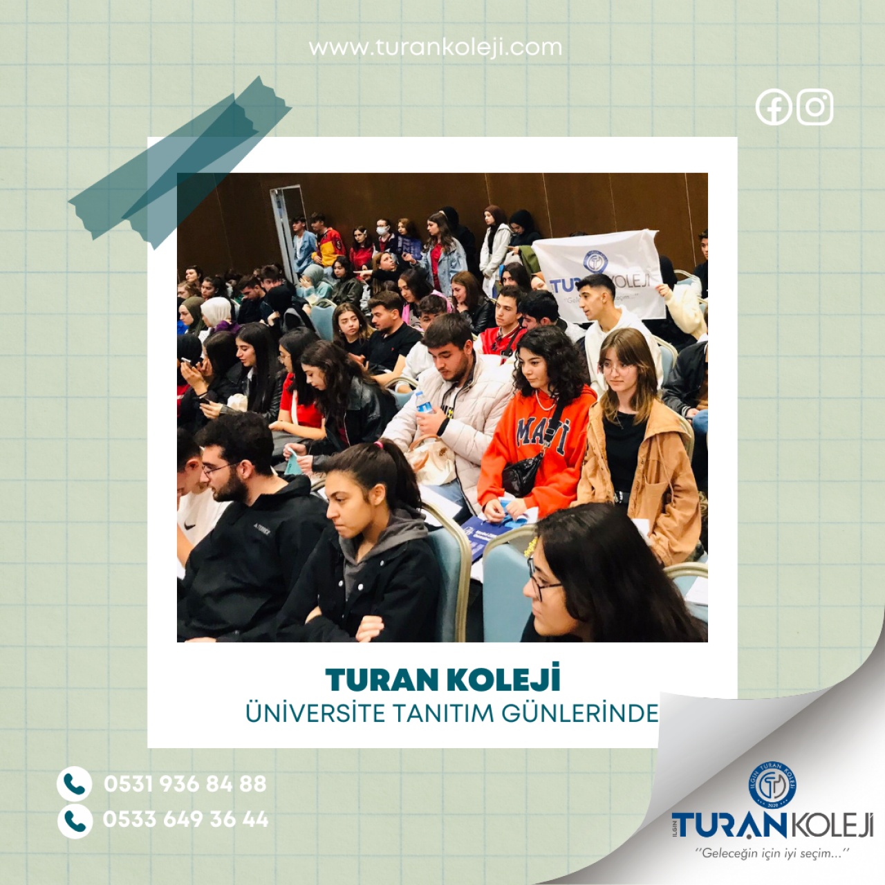 Üniversite tanıtım günlerinde #turankoleji olarak yerimizi aldık.
